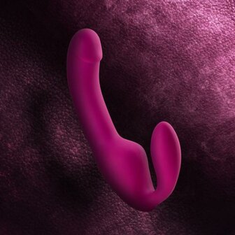 Temptasia - Estella Vibrating Strapless Strap-on - Pink
