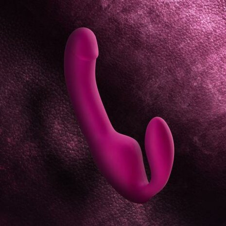 Temptasia - Estella Vibrating Strapless Strap-on - Pink