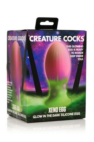 Leuchten-im-Dunklen Silikon Xeno Ei - XL