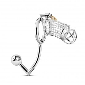 Metal Peniscage With Anal Hook