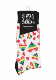 Sexy Socks - Happy Hearts