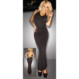 Noir Handmade – Langes Kleid in Schwarz