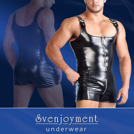 Herrenbody aus Kunstleder