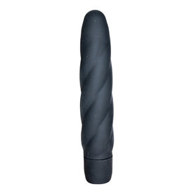 Silikon-Twist Vibrator in Schwarz